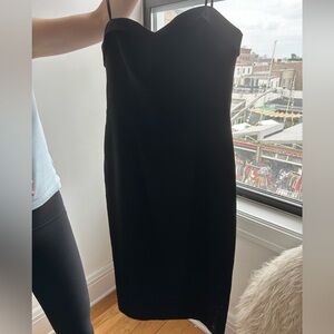 Black Halo black dress with detail